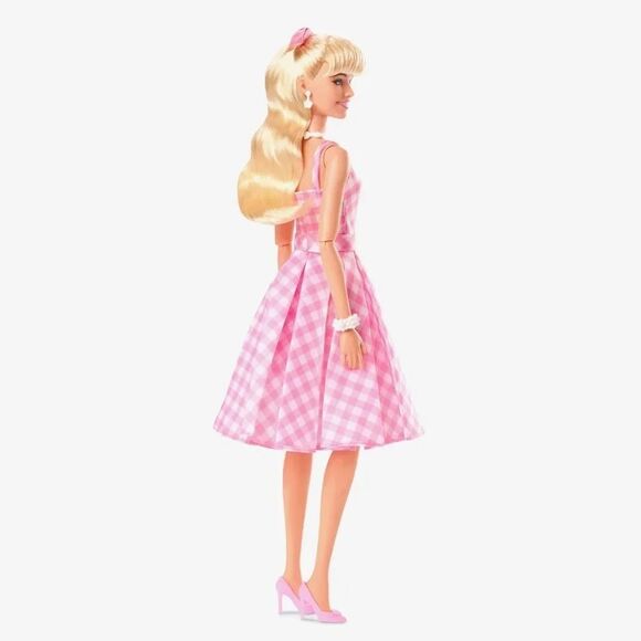 NRFB Mattel, Barbie in Pink Gingham Dress from "Barbie The Movie Doll" NIB NWT - Picture 3 of 8